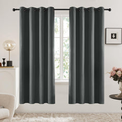 Room Darkening Thermal Blackout Curtains, 2 Panels