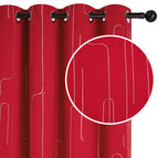 Red/Line Foil / 72.0L x 52.0W inches
