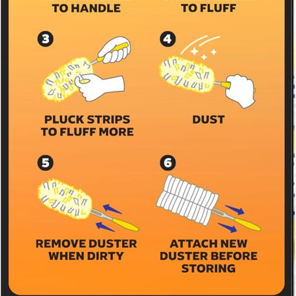 Swiffer Dusters Heavy Duty Multi-Surface Duster Refills for Cleaning, Unscented, 11 Count