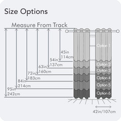 Thermal Blackout Curtains with Silver Foil Print