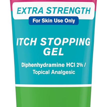 Benadryl Itch Relief Gel Extra Strength, 2% Diphenhydramine HCl, 3.5 fl. Oz