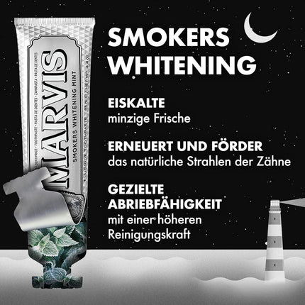 Marvis Smokers Whitening Mint Toothpaste 85 ml