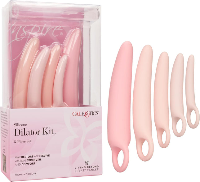 Inspire Silicone Vaginal Dilator Kit — 5-Piece Graduated Set