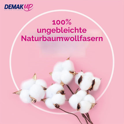 Demak'Up Cocoon Cotton Pads — 85 Discs, Skin-Friendly