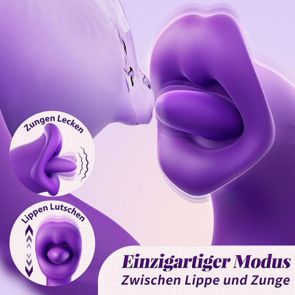 3-in-1 AI Vibrator — Tongue, Stroke & Vibration