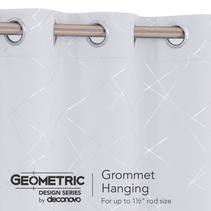 Geometric Blackout Curtains, 2 Panels