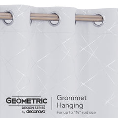 Geometric Blackout Curtains, 2 Panels