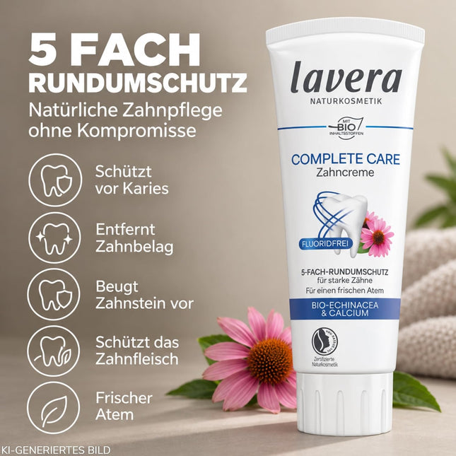 lavera Complete Care fluoridfrei Zahncreme 75 ml