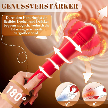 Cacuala Curved Dildo Vibrator — Shock, G-Spot
