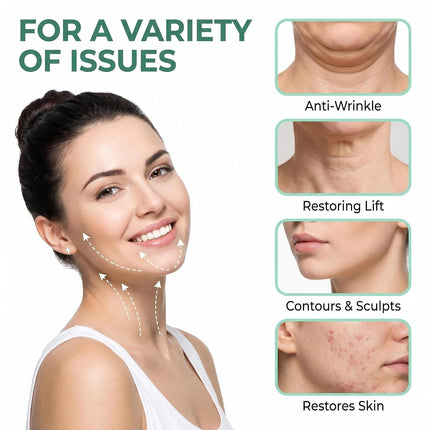 Face Lifting Mask -V Face Shaper for Double Chin & Jawline Tightening | Breathable, Non-Slip Facial Slimming Band for Home, Office Use (1 Pack)