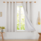 Blackout Thermal Insulated Curtains, 2 Panels