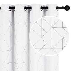 Geometric Blackout Curtains, 2 Panels