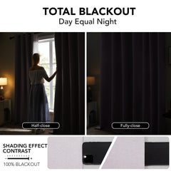 Pink Jacquard Blackout Curtains, 52x63 Inch