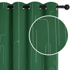 Dark Green/Line Foil / 95.0L x 52.0W inches