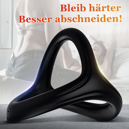 Huuime Triangular Cock Ring Set — 3 Silicone Rings