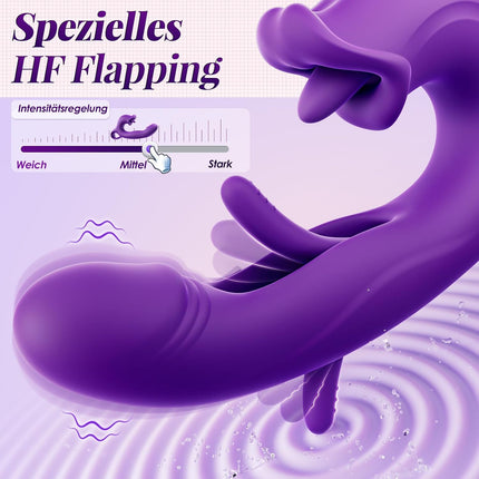 3-in-1 AI Vibrator — Tongue, Stroke & Vibration