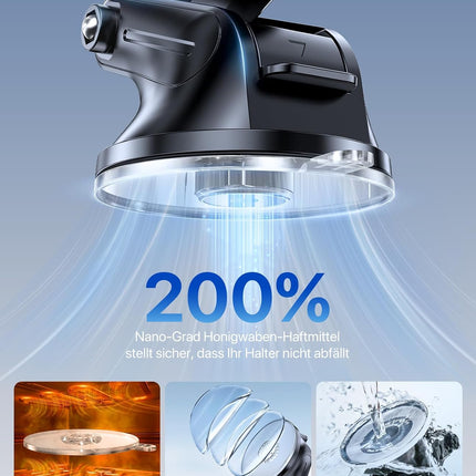 Miracase Car Phone Holder — 360° Rotatable, Suction Cup