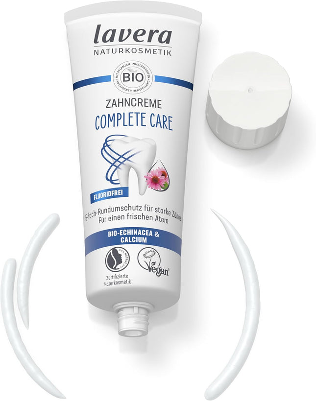 Lavera Complete Care Toothpaste — Fluoride-Free, Vegan