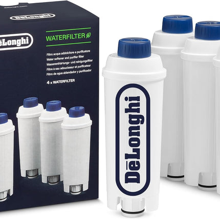 De'Longhi DLSC321 Water Filter Pack of 4 — Anti-Limescale