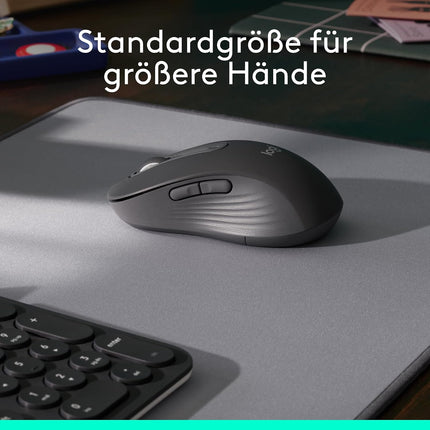 Logitech Signature M650 L Wireless Mouse — Silent, Graphite