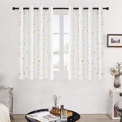 Thermal Blackout Curtains, Noise-Reducing, 2 Panels