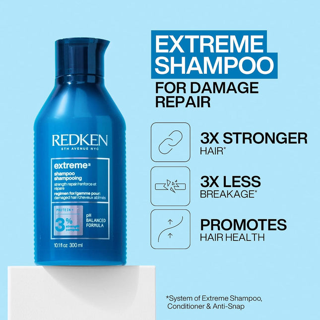 Redken Extreme shampoo and conditioner duo with Interlock Protein Network