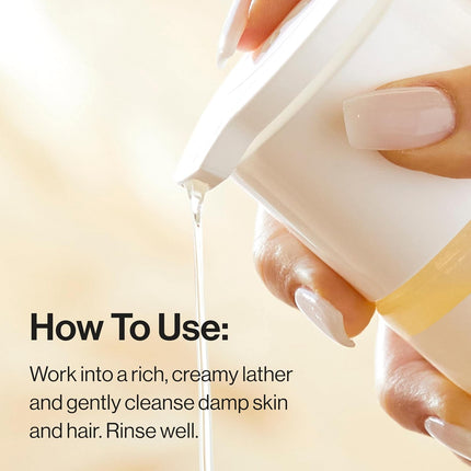 The Honest Company Shampoo & Body Wash, Tear-Free, Fragrance-Free, 18 fl oz