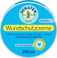 Penaten Wound Protection Cream 200ml — Zinc Oxide, Fragrance-Free