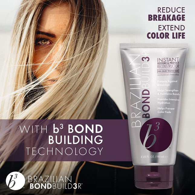 Brazilian Blowout B3 Bond Builder Instant Restore & Protect Reconstructor 6 oz