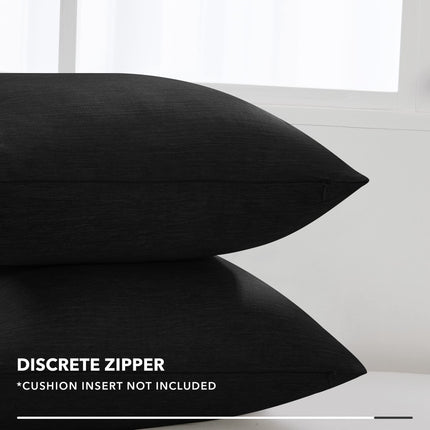 Decorative Linen Throw Pillow Covers, 18x18 Inch, 4 PCS