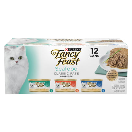 Purina Fancy Feast Gravy Lovers, Poultry & Beef Wet Cat Food, 3oz, 24-Pack