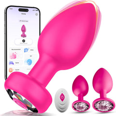 Plug for Women Set of 3 — 10 Modes, AI App & Remote Control