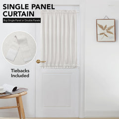 French Door Linen Blackout Curtain, 1 Panel