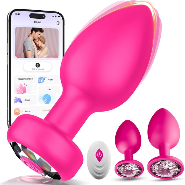 Plug for Women Set of 3 — 10 Modes, AI App & Remote Control