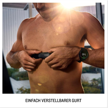 Garmin HRM 200 Heart Rate Chest Strap — HRV, M-XL