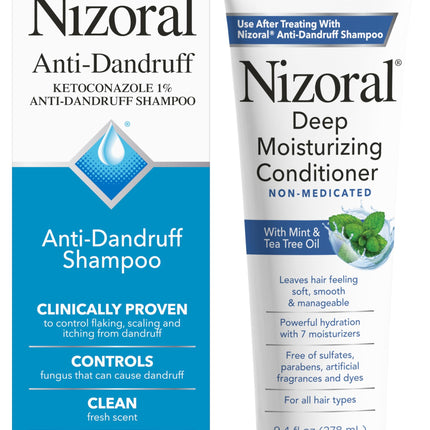Nizoral Anti-Dandruff Shampoo with 1% Ketoconazole, Fresh Scent, 7 Fl Oz