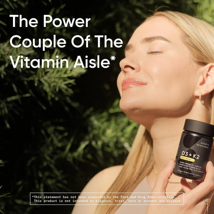 Sports Research® Vegan Vitamin D3 + K2 w/Coconut Oil, 60 Count Plantgels™