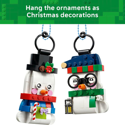 LEGO Snowman Ornaments 40812