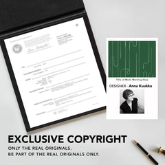 Room Darkening Curtains with Line Foil Print, Navy Blue, 2 Panels