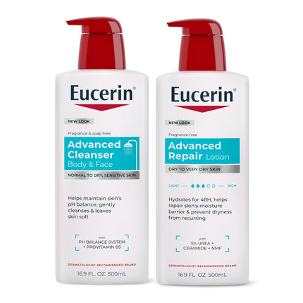 Eucerin Advanced Repair Body Cream with Urea, 16 OZ