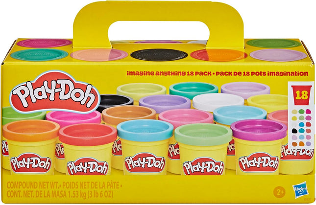 Play-Doh Fantasy Pack — 18 Colors, 85g Cans