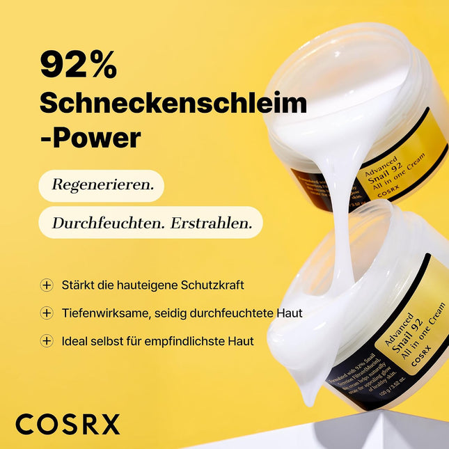COSRX Advanced Snail 92 All-in-One Cream — 100g