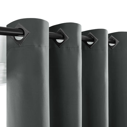 Room Darkening Thermal Blackout Curtains, 2 Panels