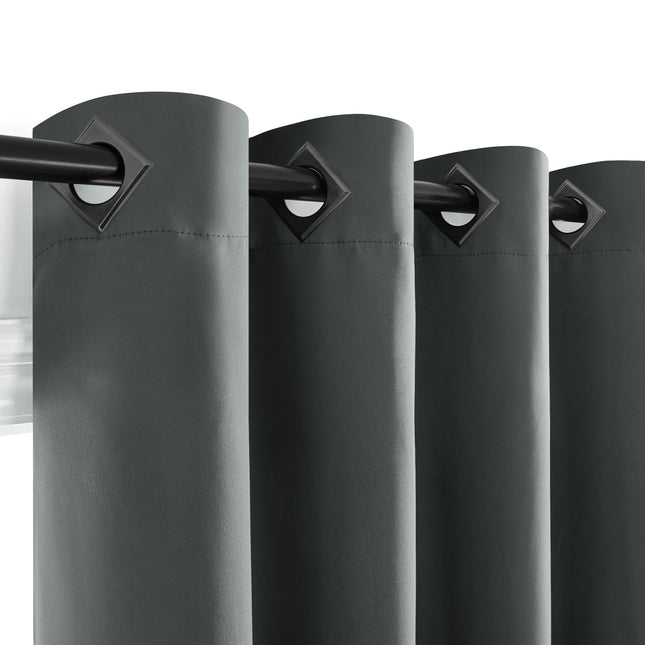 Room Darkening Thermal Blackout Curtains, 2 Panels