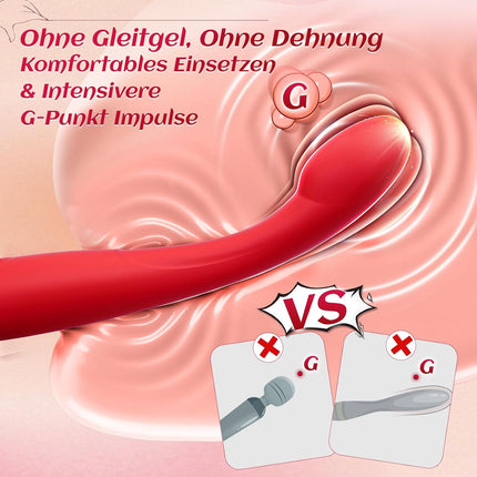 Cacuala 90° Bendable Vibrator — Dual Head, G-Spot
