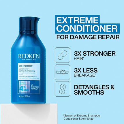 Silicone-free repair hair care set by Redken — 300ml shampoo & conditioner