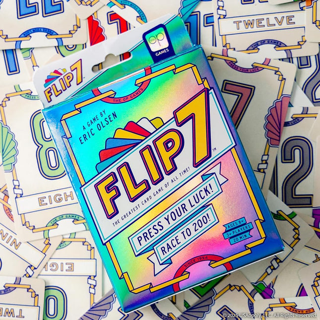 Card Game Family Strategy Game 2-6 Players Age 8+ by Flip 7
