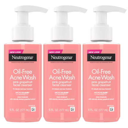 Neutrogena Oil Free Acne Face Wash, 9.1 fl. oz