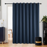 Double Layer Total Blackout Curtain, 1 Panel, White