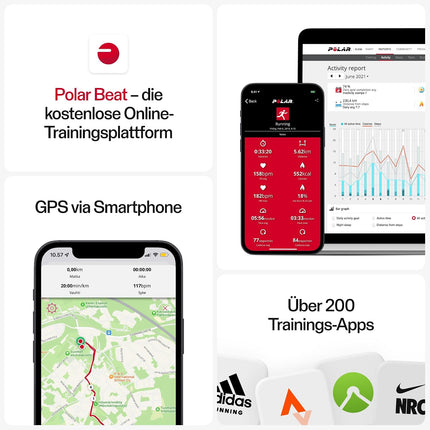 Polar H10 Heart Rate Sensor — ECG, ANT+/BT, Chest Strap, M-XXL